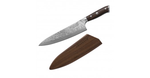 Nóż Szefa Kuchni Kohersen Elegance Ebony Wood 21,6 cm + Magnetyczna Pochwa Professional