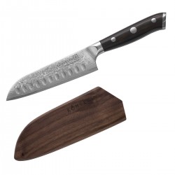 Nóż KOHERSEN SANTOKU Elegance Ebony Wood 12,7 cm + Magnetyczna Pochwa Professional