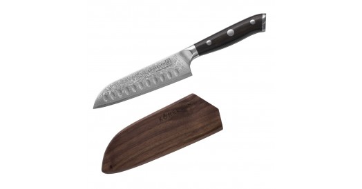 Nóż KOHERSEN SANTOKU Elegance Ebony Wood 12,7 cm + Magnetyczna Pochwa Professional