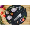 Nóż KOHERSEN SANTOKU Elegance Ebony Wood 12,7 cm + Magnetyczna Pochwa Professional