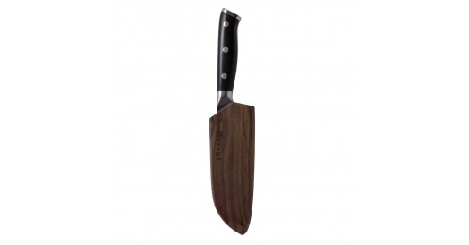 Nóż KOHERSEN SANTOKU Elegance Ebony Wood 12,7 cm + Magnetyczna Pochwa Professional