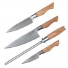 Zestaw Noży COMPLETE PROFESSIONAL OLIVE WOOD + Torba na Noże Kohersen Professional