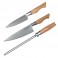 Zestaw Noży ESSENTIAL PROFESSIONAL OLIVE WOOD + Torba na Noże Kohersen Professional