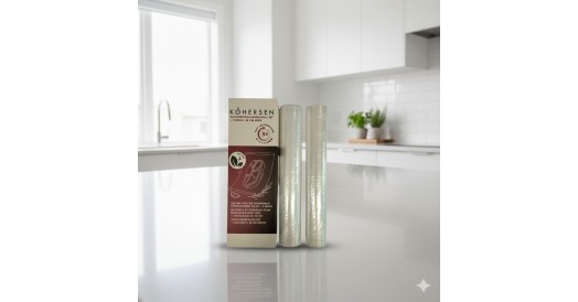 Kohersen Zestaw folii do pakowania próżniowego – 2 rolki, 28 cm