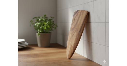 Nóż uniwersalny UTILITY Kohersen® Professional Olive Wood 12,7 cm + Magnetyczna pochwa z drewna oliwnego