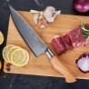 Nóż uniwersalny CHEF Kohersen® Professional Olive Wood 21,6 cm + Magnetyczna pochwa z drewna oliwnego
