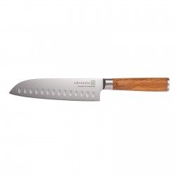 Nóż Santoku KOHERSEN Essence OLIVE WOOD  17,8 cm