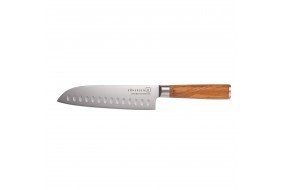 Nóż Santoku KOHERSEN Essence OLIVE WOOD  17,8 cm