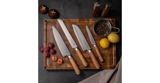 Zestaw 4 Noży KOHERSEN Essence OLIVE WOOD