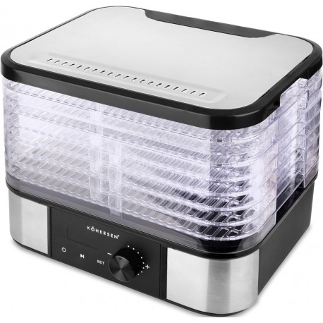 Suszarka do grzyb&oacute;w, warzyw i owoc&oacute;w Kohersen Stainless Steel MAX