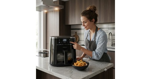 Air Fryer Kohersen Black Matt NX Ceramic | Frytkownica beztłuszczowa 5,7l