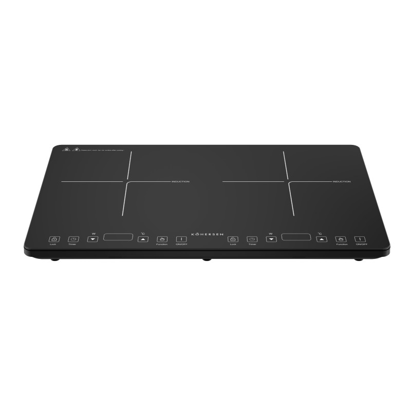 Podwójna kuchenka indukcyjna Kohersen Black Matt Double 3500W