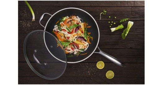 Wok z powłoką DIAMOND Kohersen Black Cube 32 cm, 7,2 l