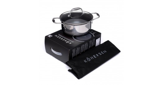 Garnek z powłoką DIAMOND Kohersen Black Cube 20 cm, 2,8 l