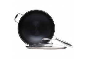 Wok z powłoką DIAMOND Kohersen Black Cube 32 cm, 5,1 l