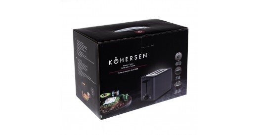 Toster Kohersen Modern Matt B088, 900 W, szary