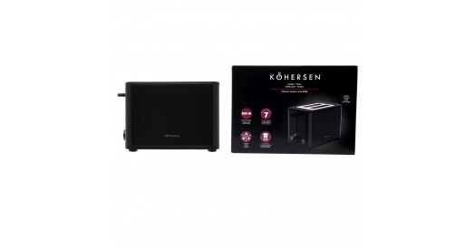 Zestaw Czajnik + Toster Kohersen Modern Matt czarny