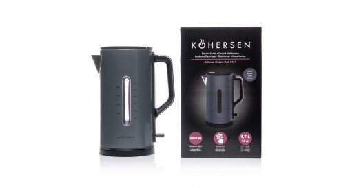 Zestaw Czajnik + Toster Kohersen Modern Matt szary