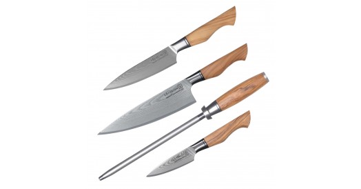 Zestaw noży COMPLETE PROFESSIONAL OLIVE WOOD