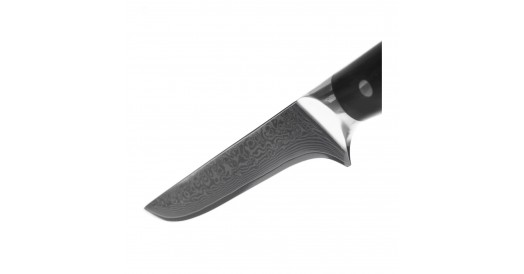 Zestaw nóż do trybowania BONING KOHERSEN Elegance EBONY WOOD 15,2 cm + wielofunkcyjne nożyce kuchenne