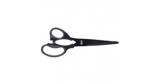 Zestaw nóż do trybowania BONING KOHERSEN Elegance EBONY WOOD 15,2 cm + wielofunkcyjne nożyce kuchenne