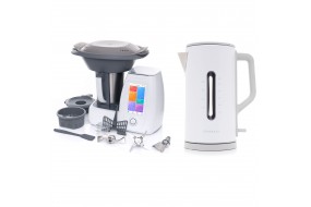Zestaw wielofunkcyjny robot kuchenny + czajnik Kohersen Modern Matt, biały