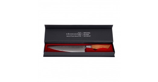 Nóż szefa kuchni CHEF KOHERSEN Professional OLIVE WOOD 8,5”