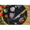 Nóż do warzyw PARING KOHERSEN Professional OLIVE WOOD 3,5”, 49-warstwowa, japońska stal damasceńska