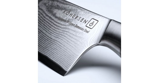 Nóż do warzyw PARING KOHERSEN Professional OLIVE WOOD 3,5”, 49-warstwowa, japońska stal damasceńska