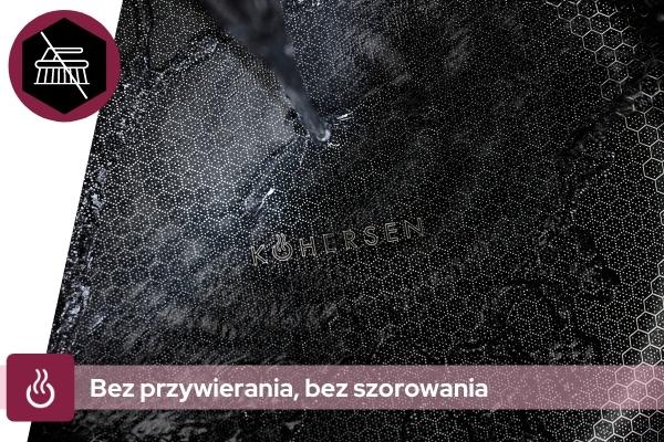 bez przywierania i szorowania