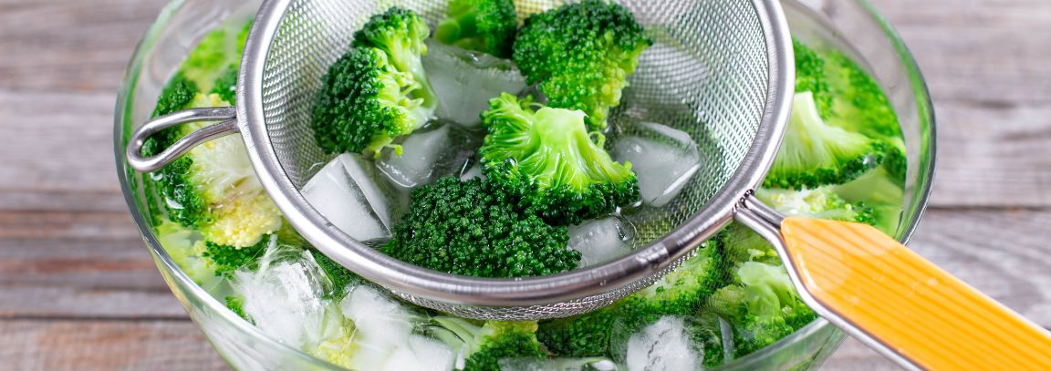 Blaszowanie brokuła