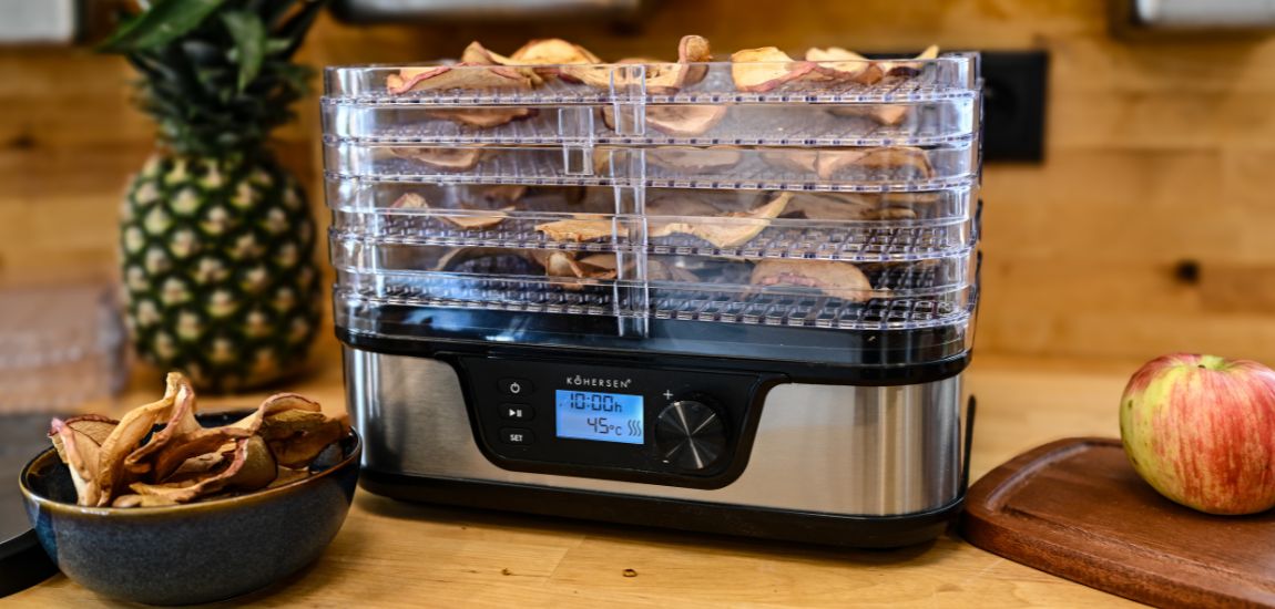 Suszarka Kohersen z suszonymi owocami