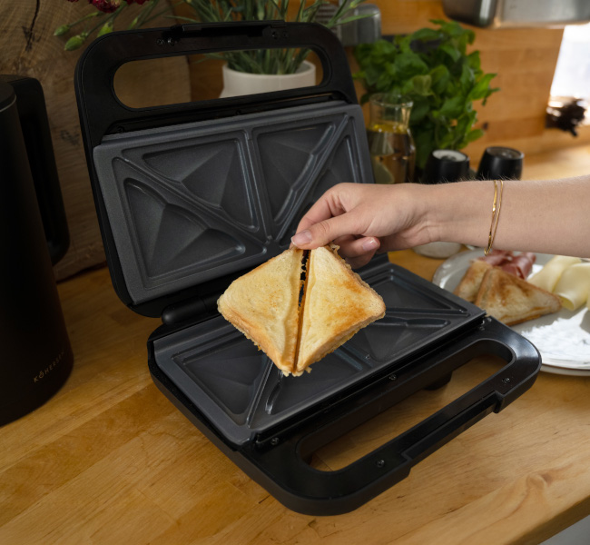 Opiekacz 3w1 z płytami do mycia w zmywarce