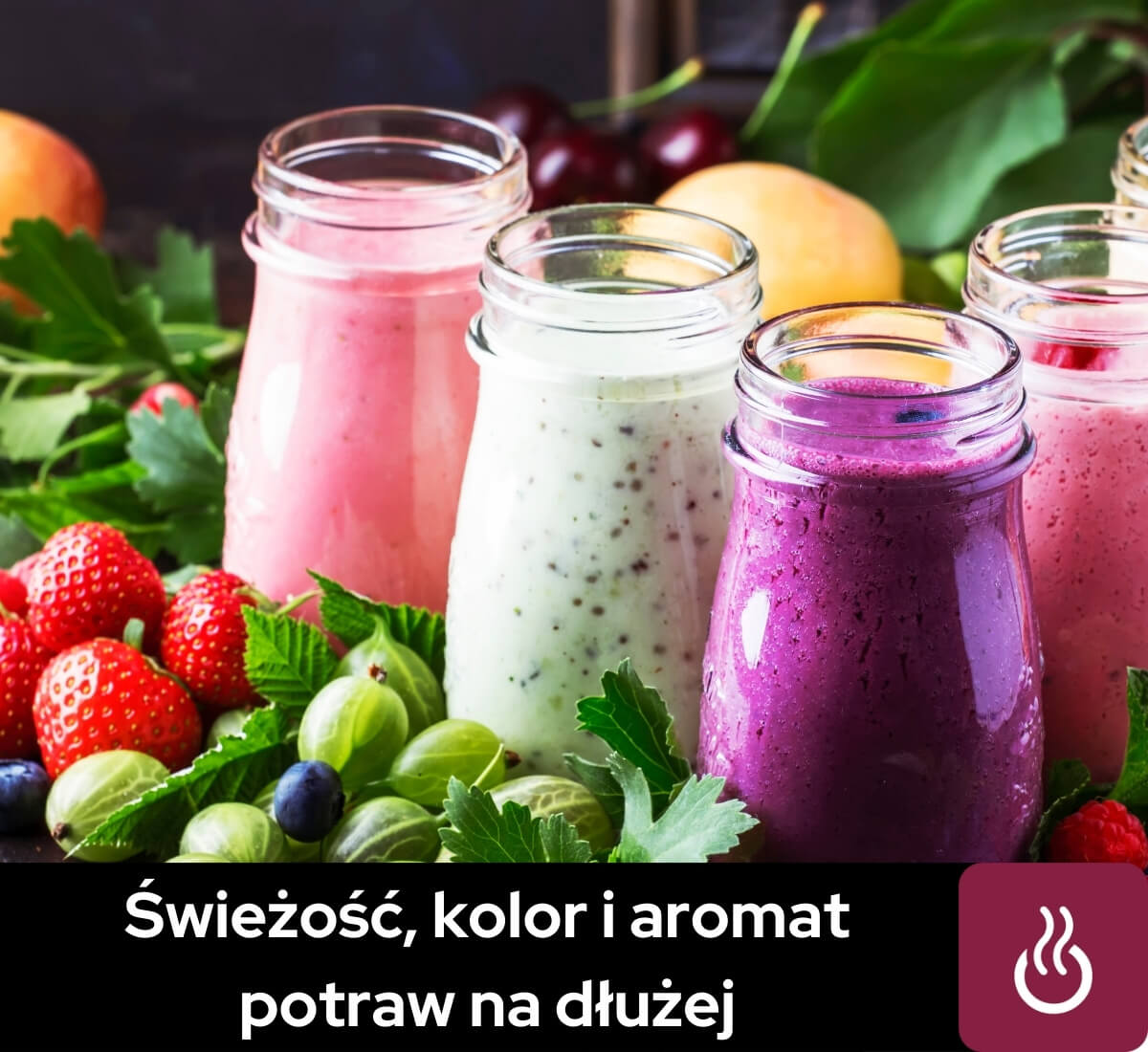 Świeżość, kolor i aromat potraw na dłużej