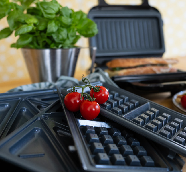 Opiekacz 3w1 z 3 rodzajami płyt Kohersen