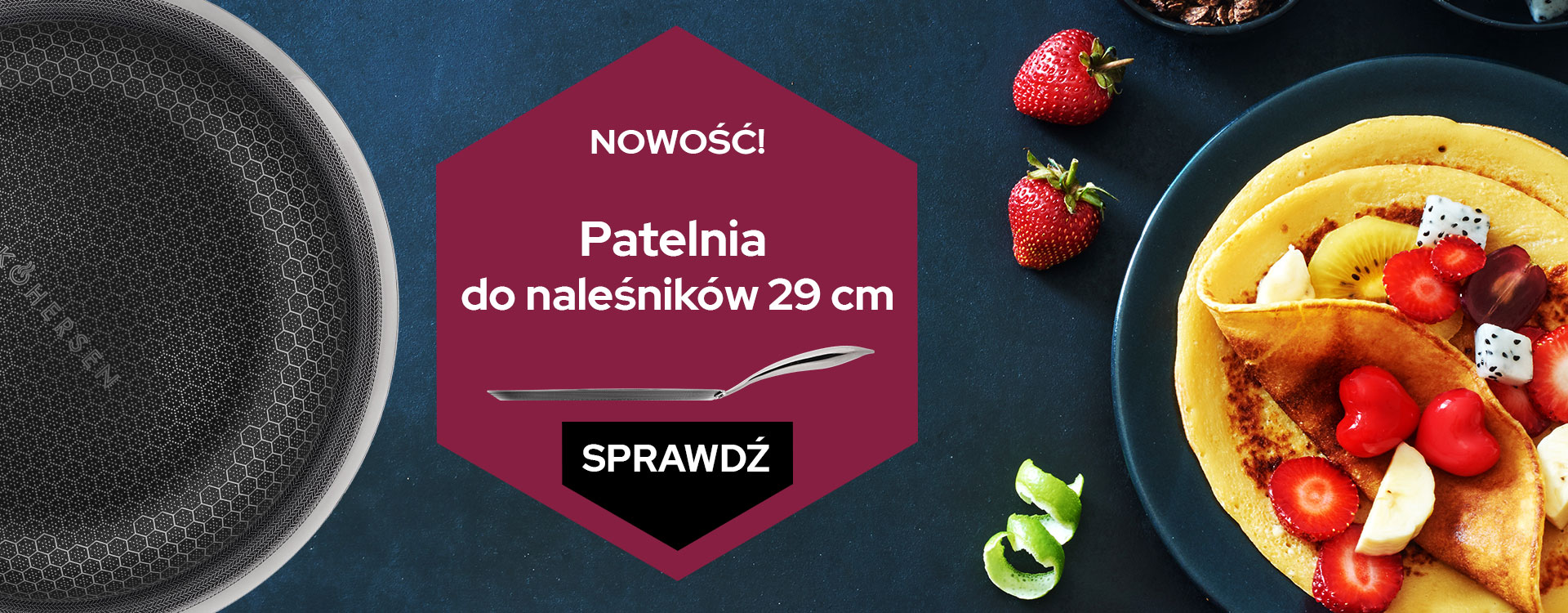 Patelnia do naleśników Kohersen - nowość