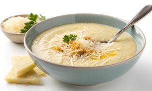 Krem z kalafiora z parmezanem